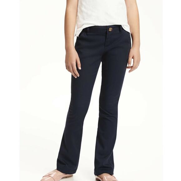 Old Navy Other - Old Navy Navy Blue Uniform Girls' Adjustable Waist Bootcut Pants Size 7